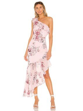 Michael Costello x Revolve Cole Dress Pink Floral